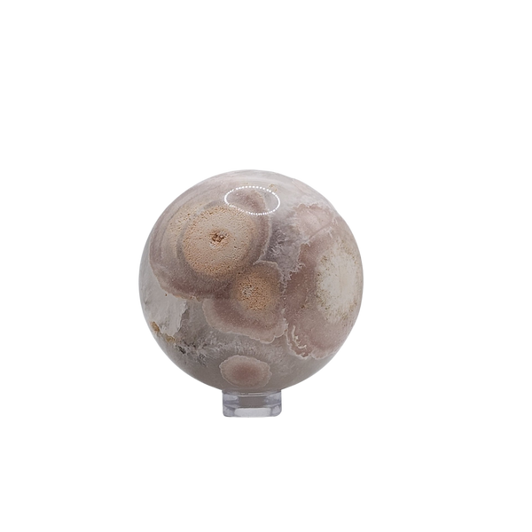 Flower Agate Sphere