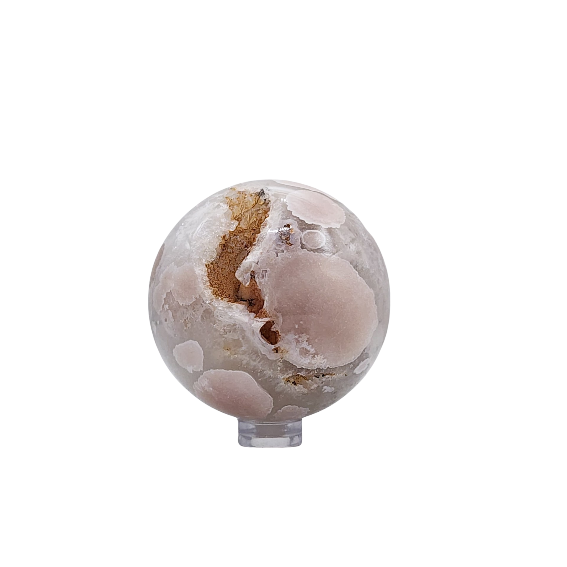 Flower Agate Sphere