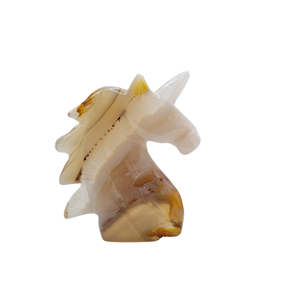 Druze Agate Unicorn