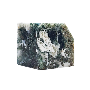 Moss Agate Cube