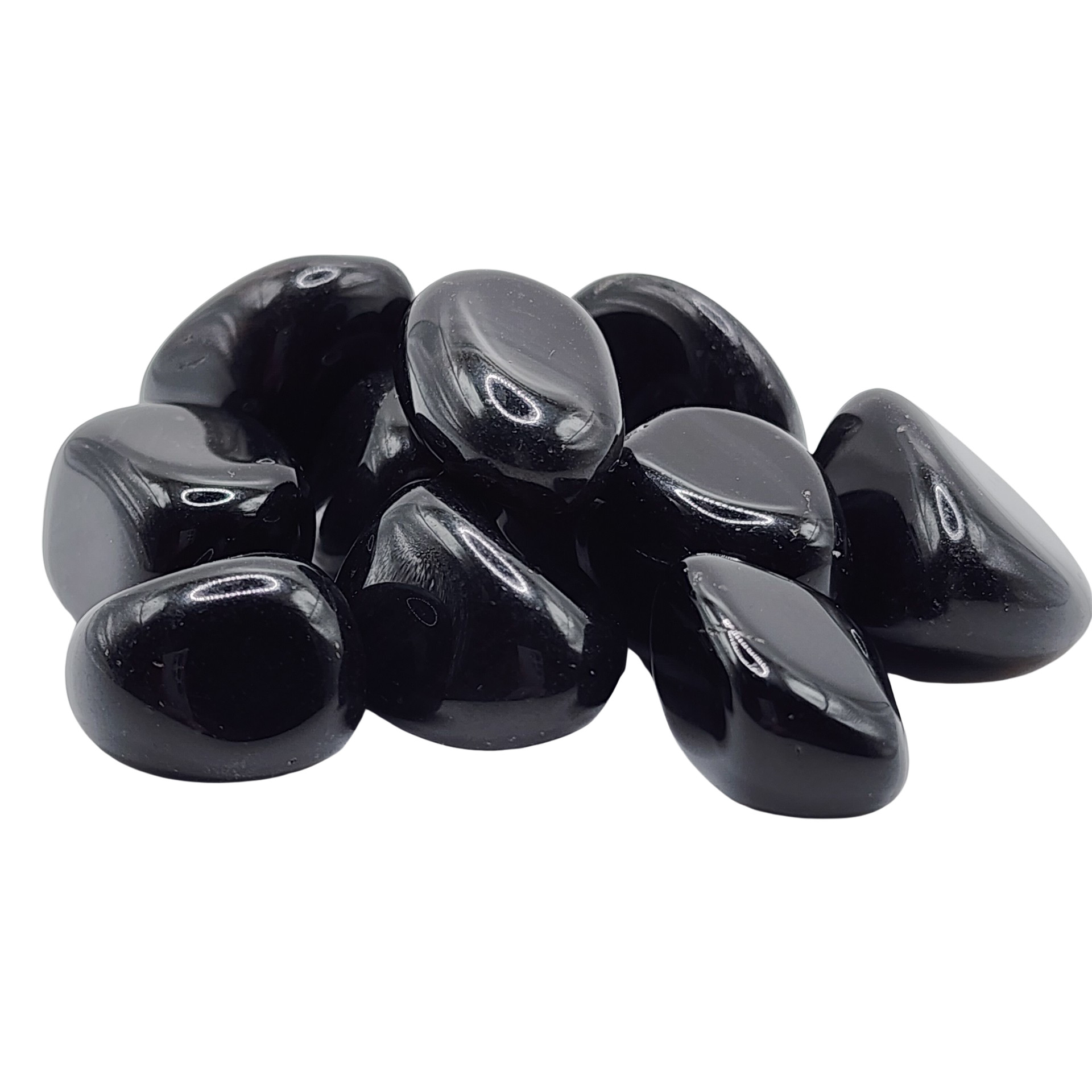 Tumbled Black Obsidian