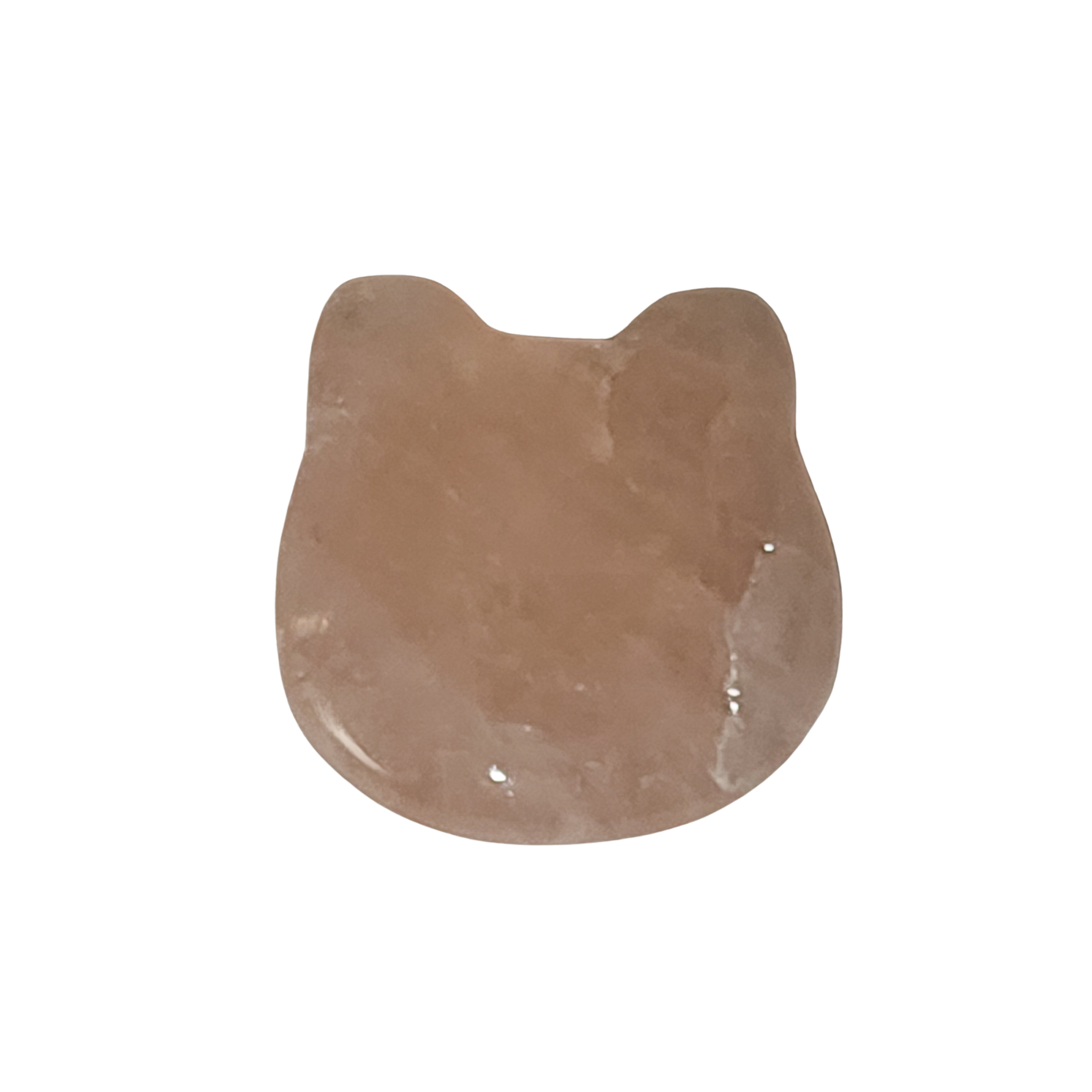 Rose Quartz Cat Face