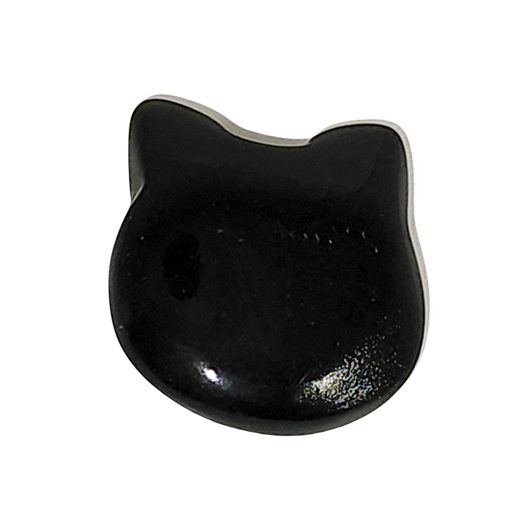 Obsidian Cat Face