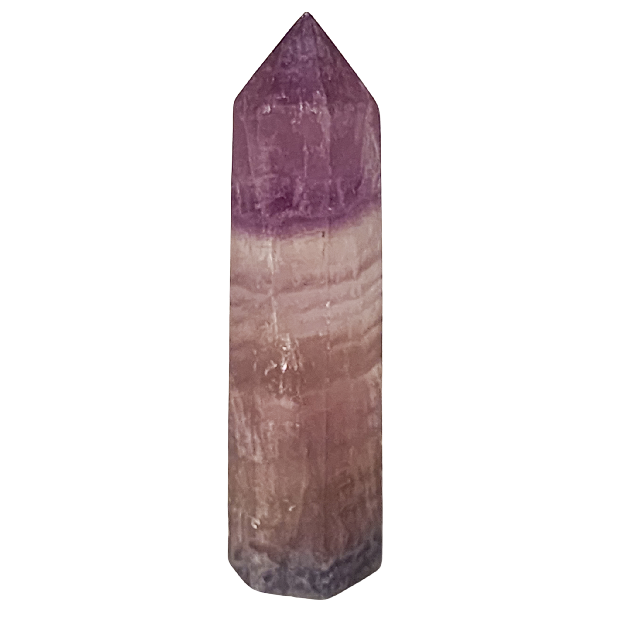 Rainbow Fluorite Tower, 3"