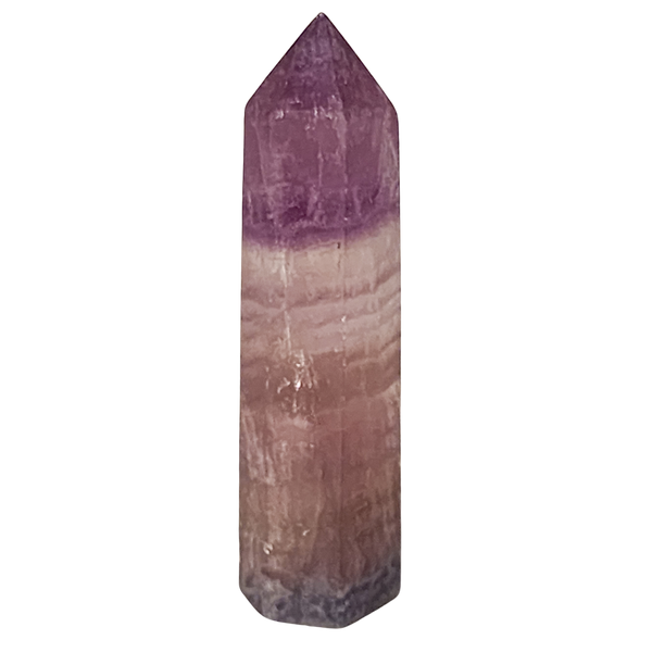 Rainbow Fluorite Tower, 3"