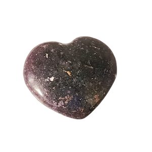 Lepidolite Heart