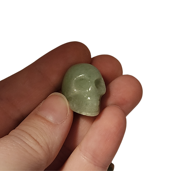 Green Aventurine Skull