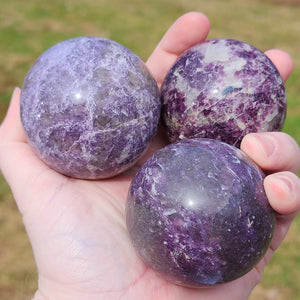 Lepidolite Sphere, 2"