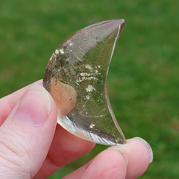 Lemon Quartz Moon Crystal