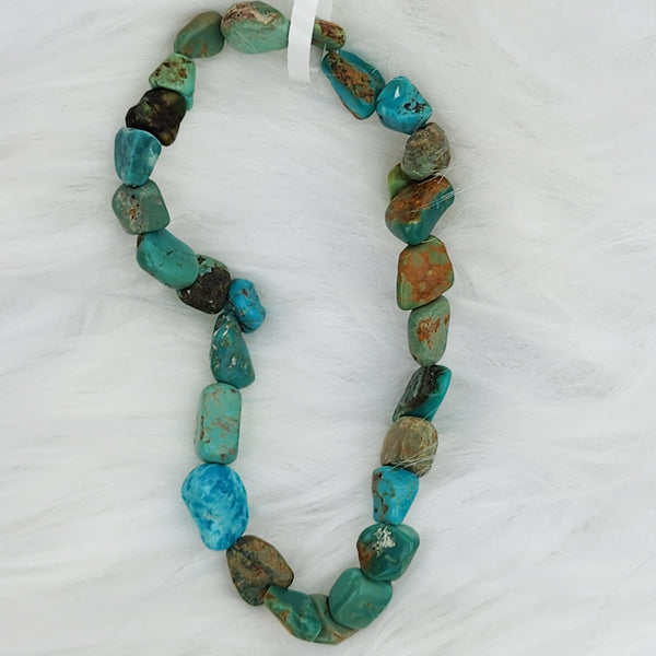 Freeform Turquoise Crystal Bracelet