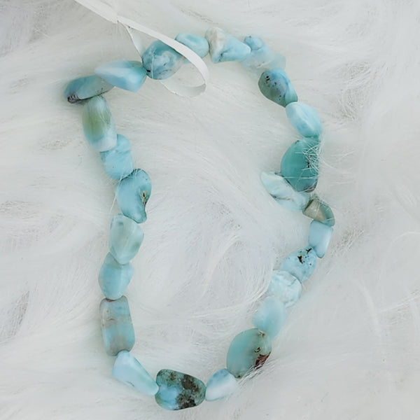 Freeform Larimar Crystal Bracelet