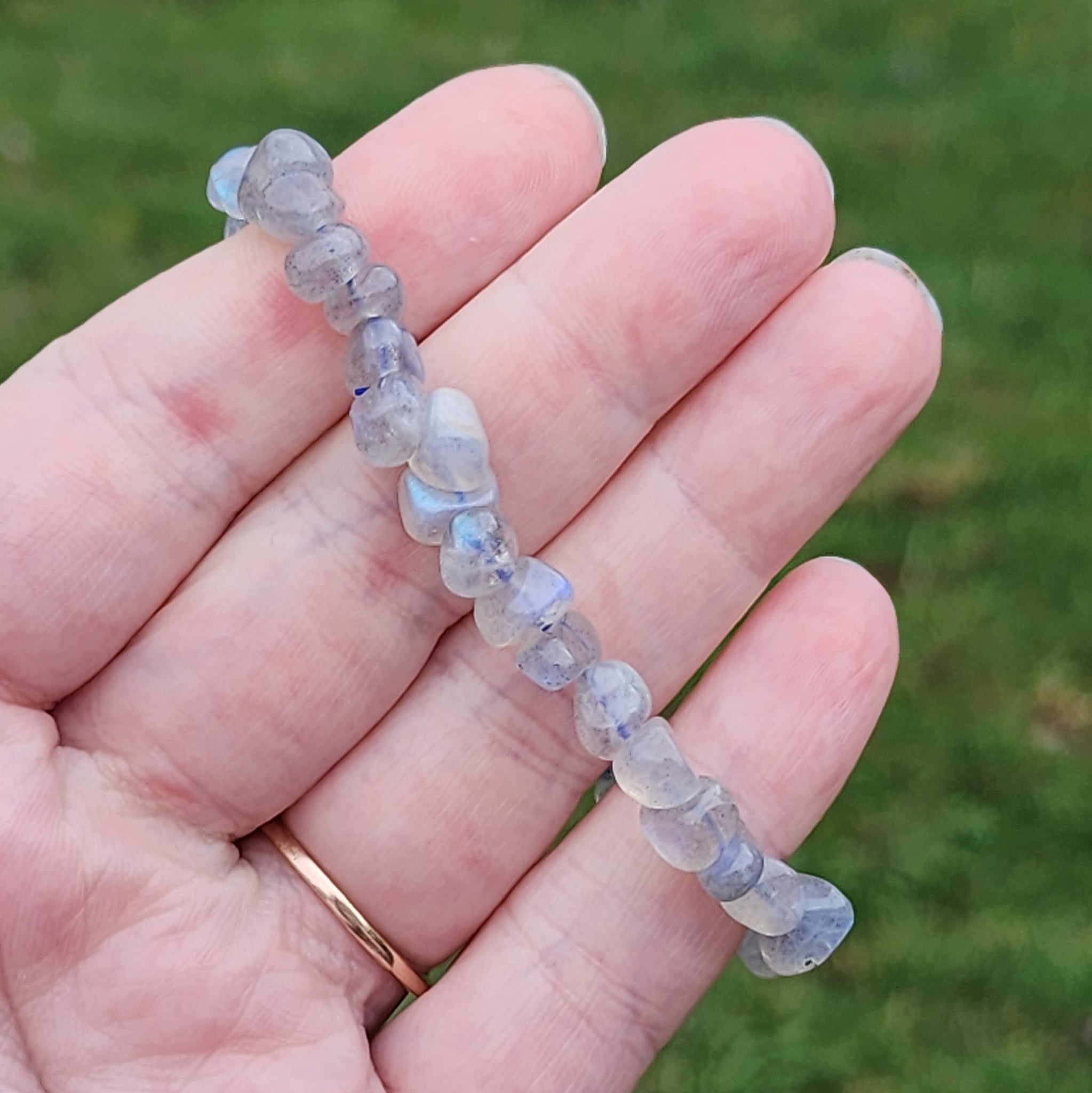 Freeform Labradorite Crystal Bracelet