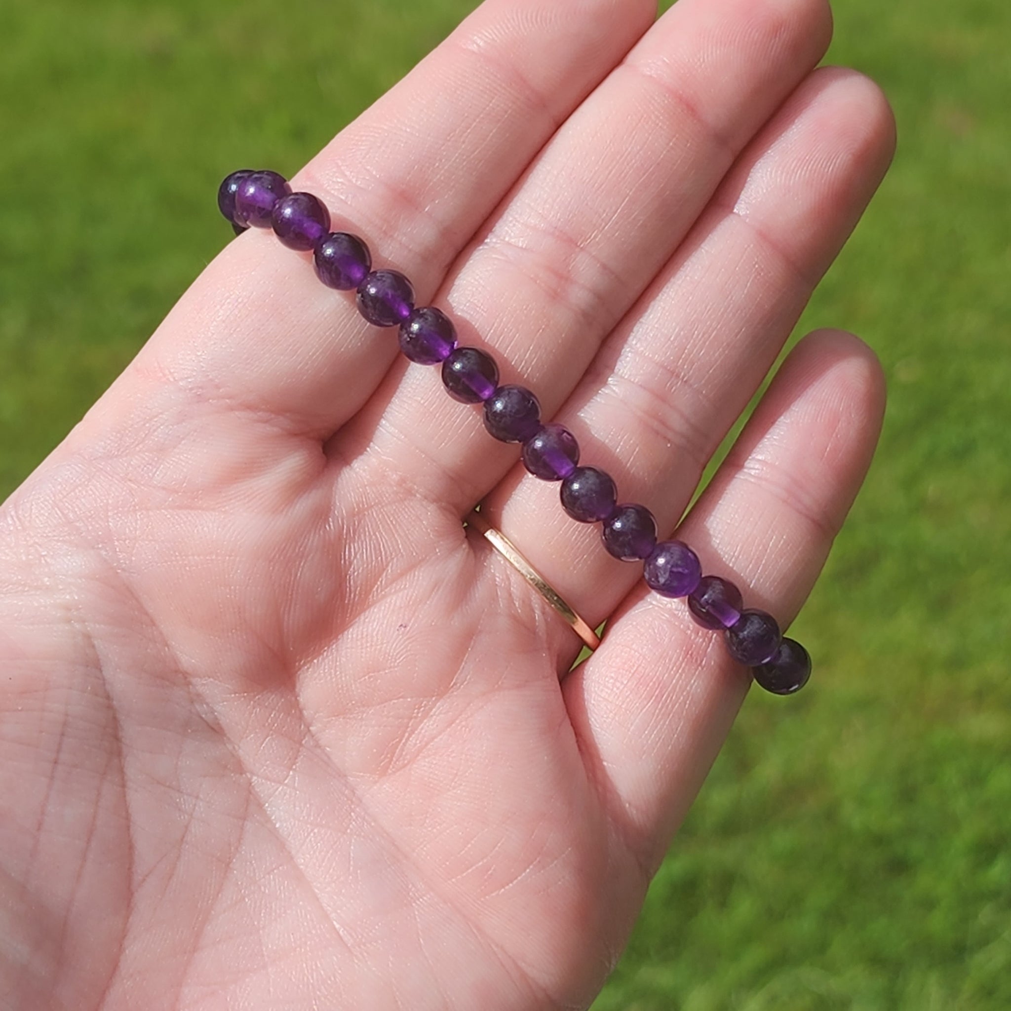 Amethyst Crystal Bracelet