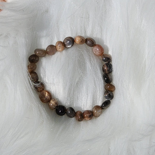 Black Moonstone Crystal Bracelet