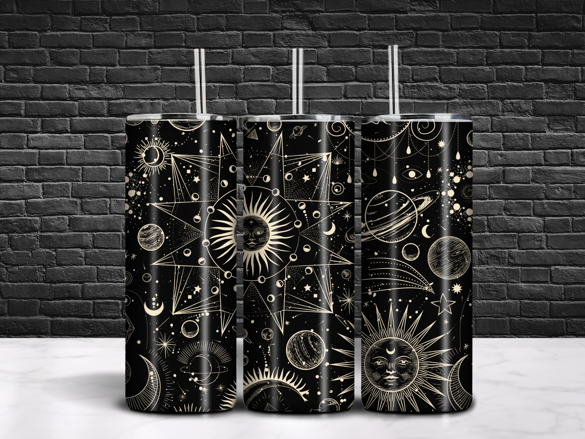 Celestial Design Tumbler 20oz