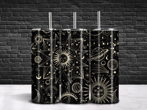 Celestial Design Tumbler 20oz